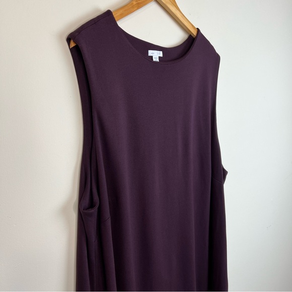 J.Jill Ponte Knit Sheath Sleeveless Dress With Pockets Size 4X - Picture 4 of 8